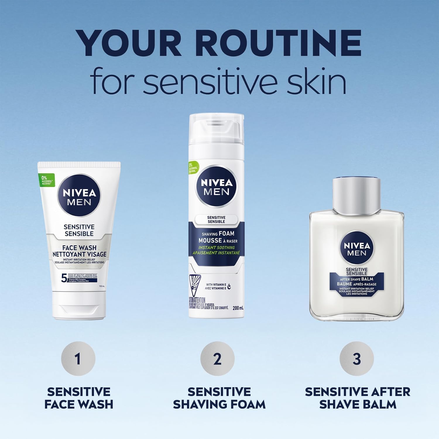 Sensitive Skin Shaving Foam