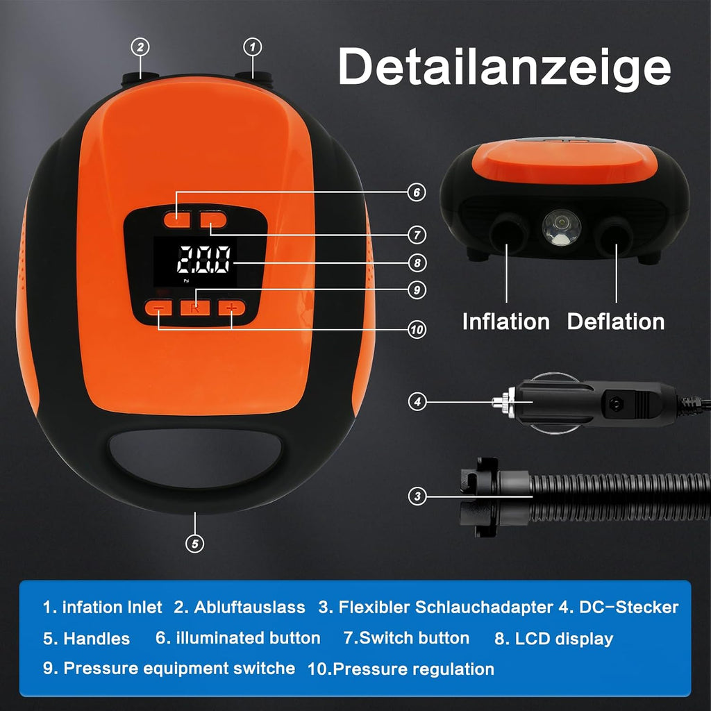 Portable Electric Inflator for Inflatables