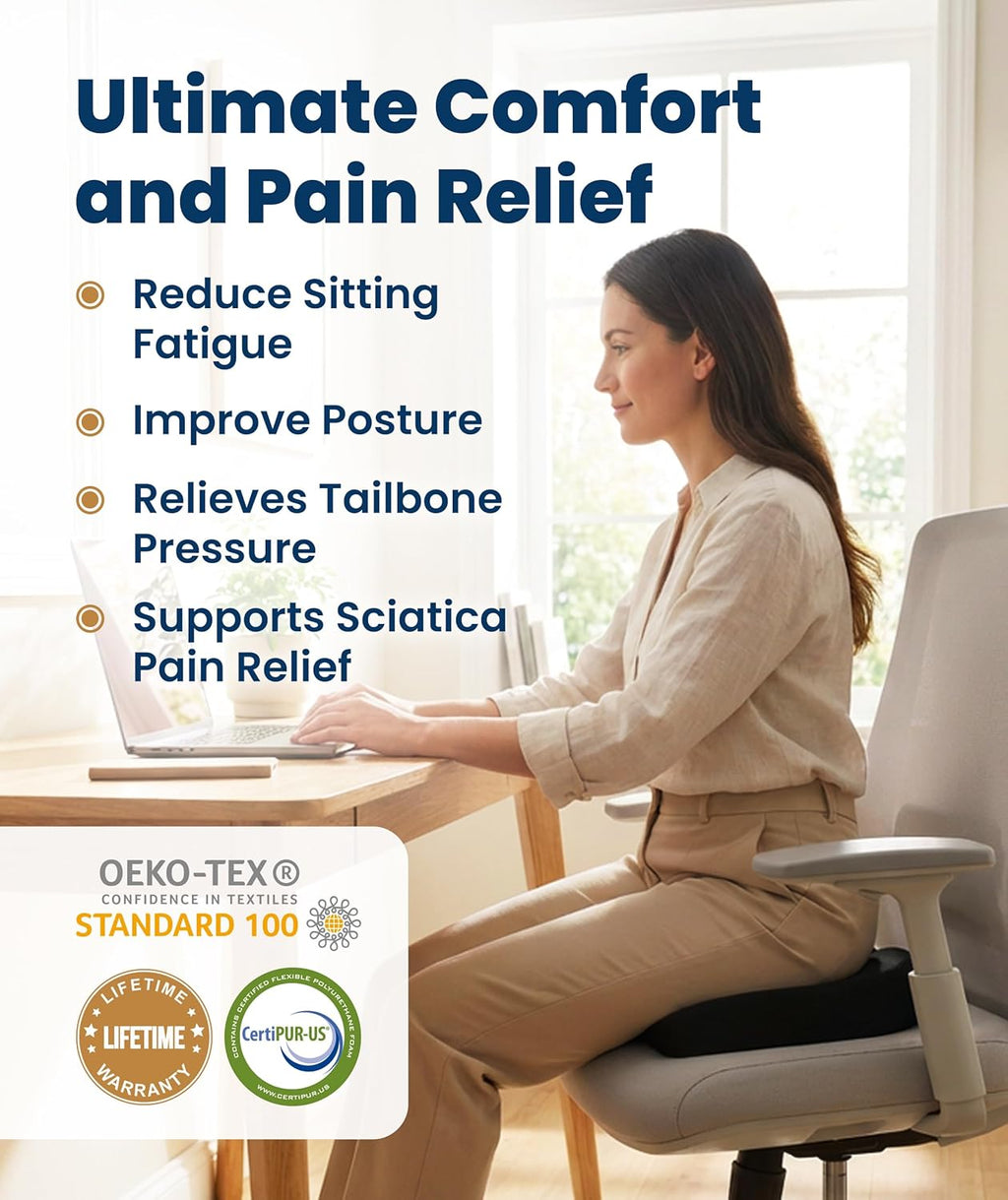 Premium Memory Foam Support Cushion