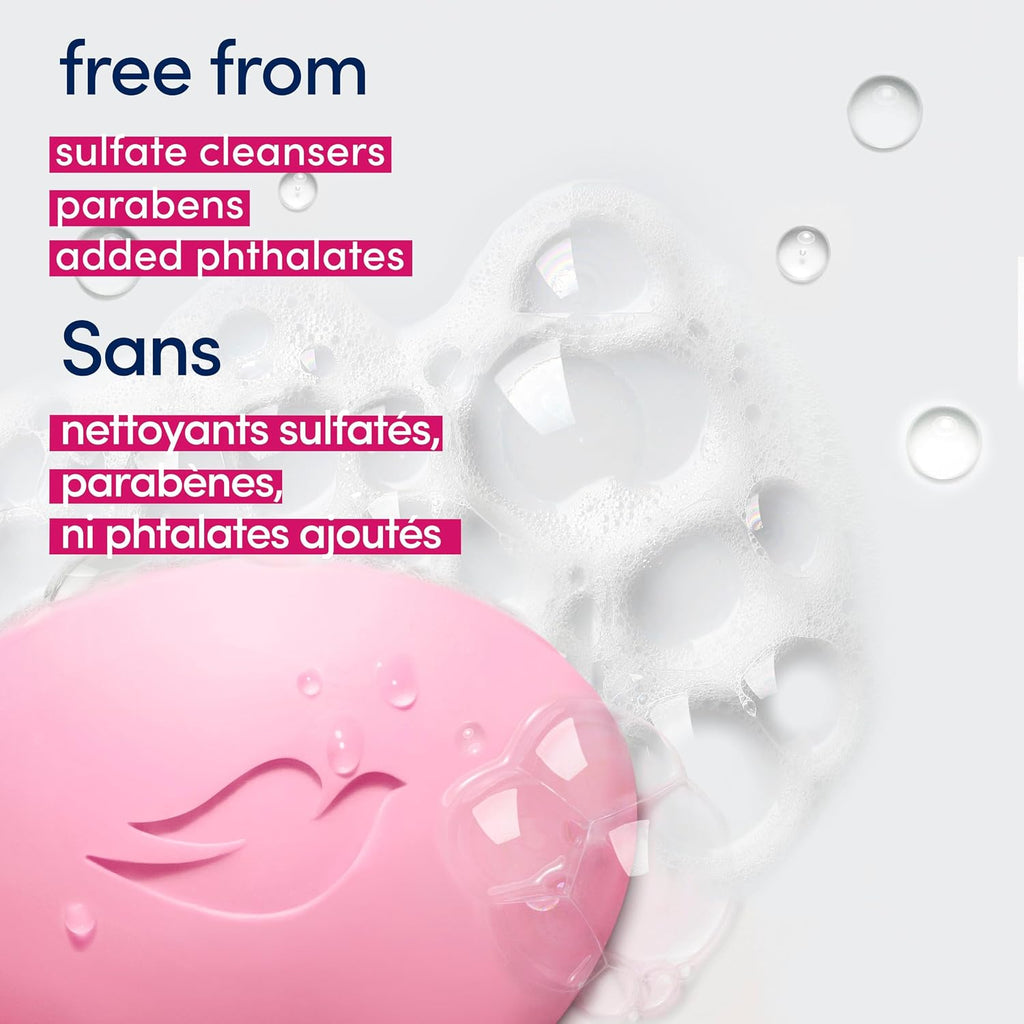 Dove Replenish Beauty Bar Soap Dragon Fruit & Coconut Cream, 106g, 6 Bars | 1/4 moisturizing cream, dragon fruit coconut cream scent, calm gentle body bar soap cleanser for replenished skin, 6 bars