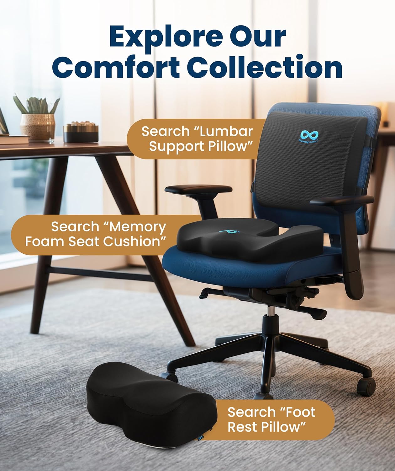 Premium Memory Foam Support Cushion
