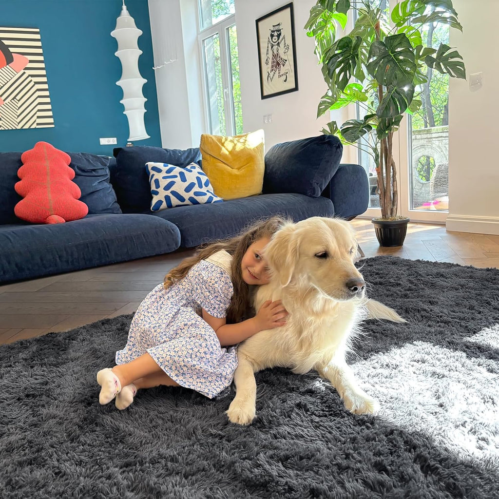Luxurious Plush Safety Area Rug