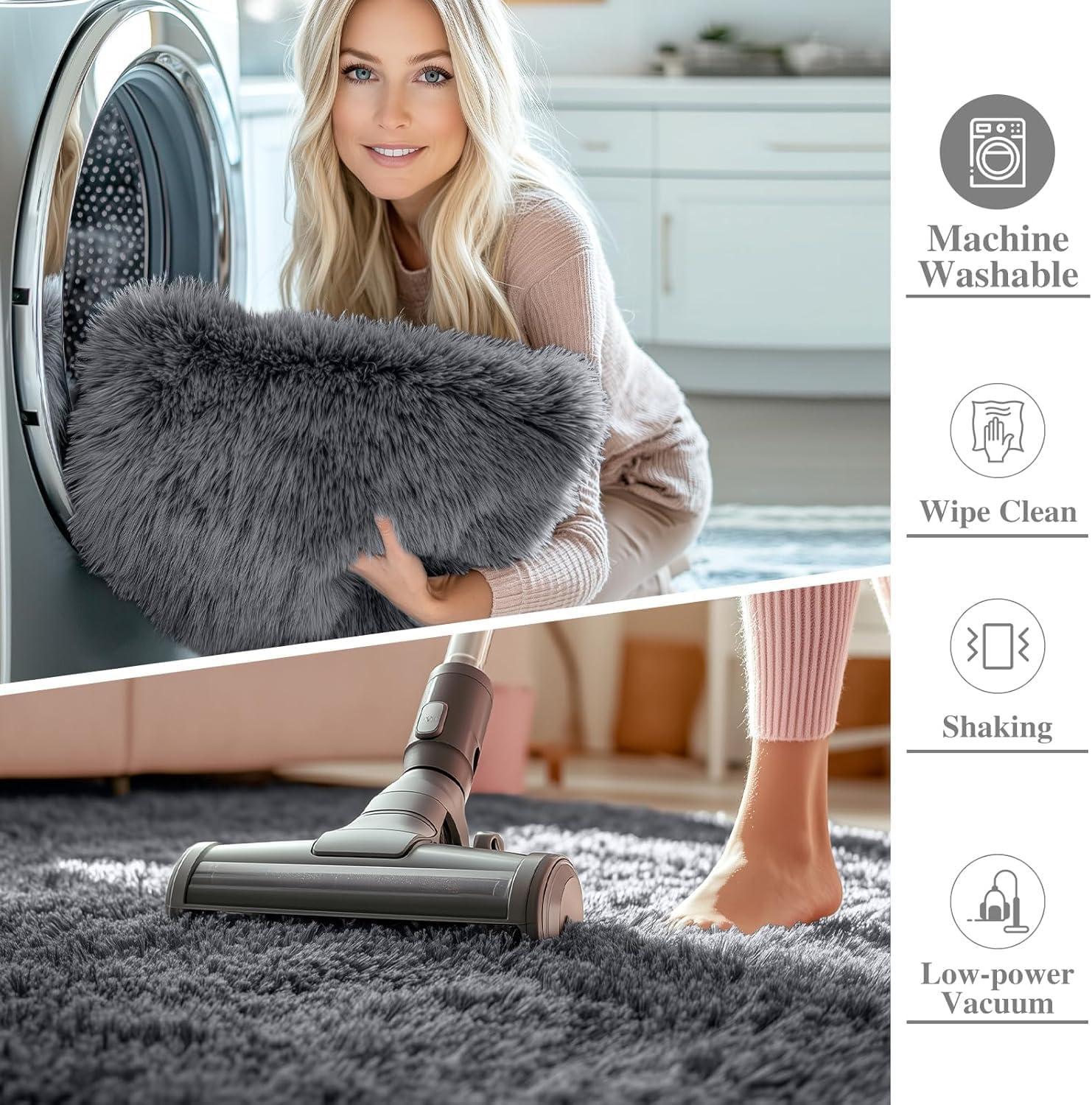 Luxurious Plush Safety Area Rug