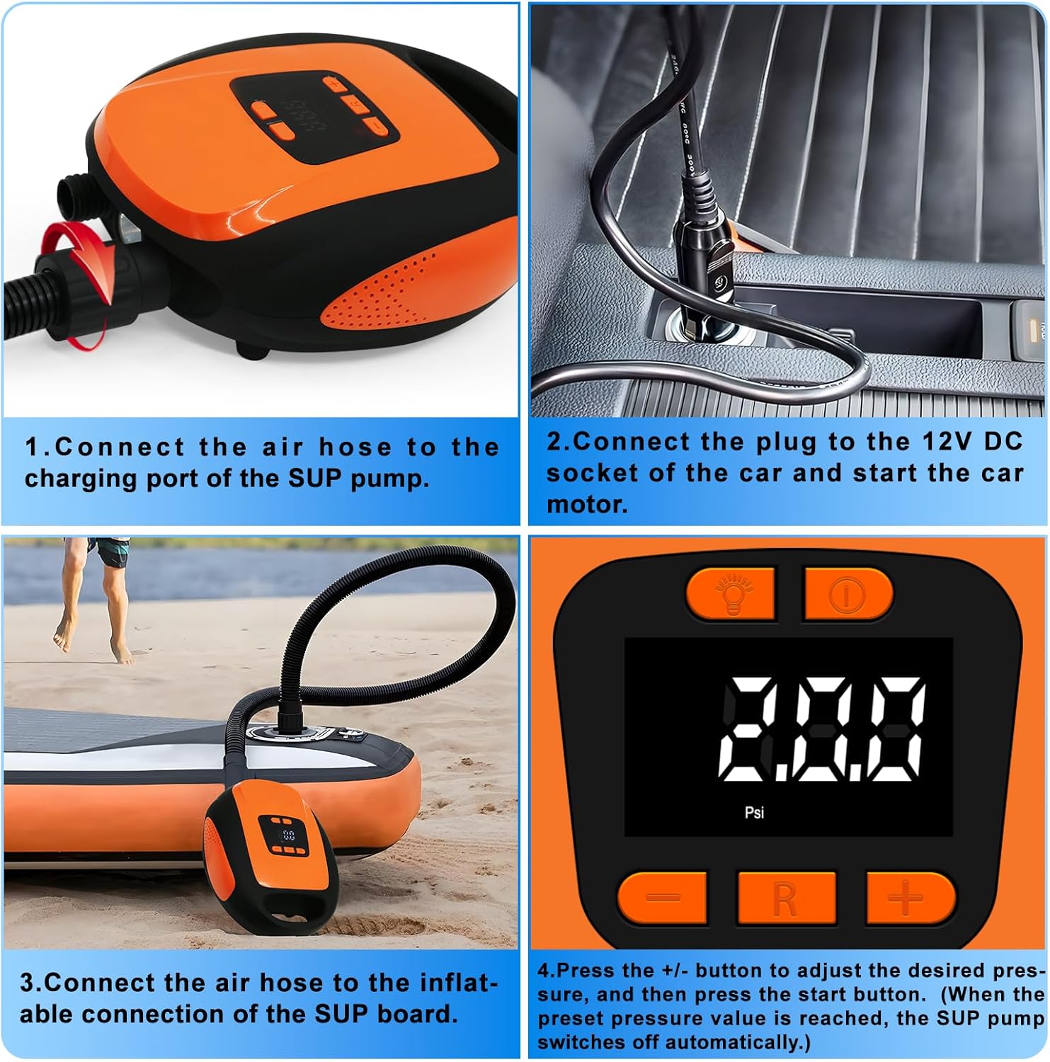 Portable Electric Inflator for Inflatables