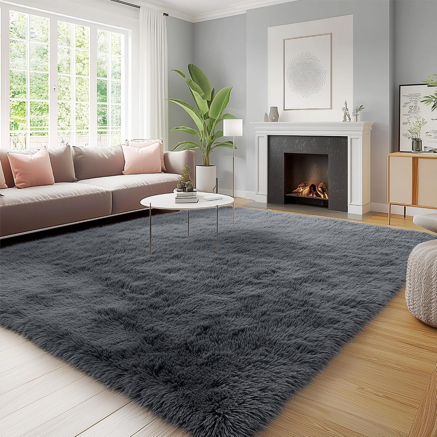Luxurious Plush Safety Area Rug