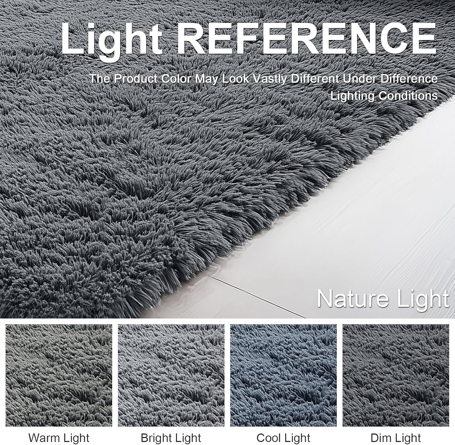 Luxurious Plush Safety Area Rug